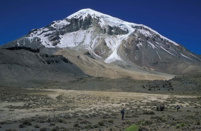 A 6500 méteres Sajama vulkán Bolíviában